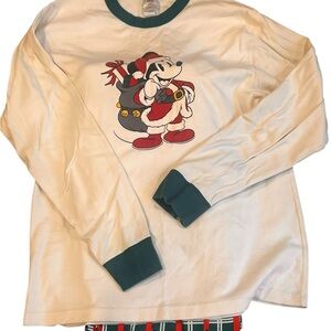 Hanna Andersson, Men’s Mickey Mouse Christmas Pajamas, Size XL